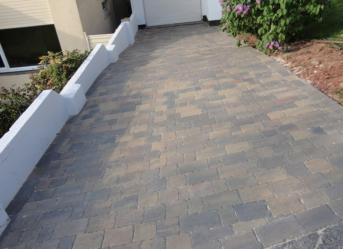 Driveways project completed at Torquay By High mark paving & Groundworks